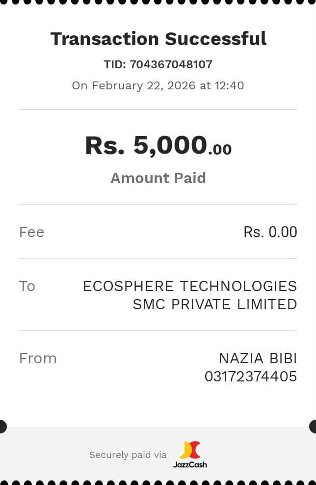 Payout proof