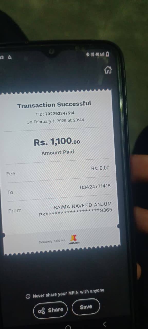 Payout proof